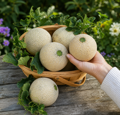 Sugar Cube Cantaloupe Starter Plant