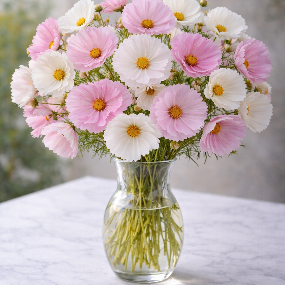 Cosmos ‘Cupcake Blush & White Mix’ – Flower Starter Plant