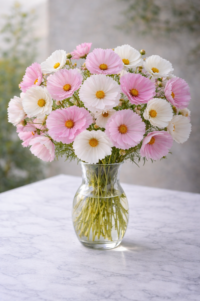 Cosmos ‘Cupcake Blush & White Mix’ – Flower Starter Plant